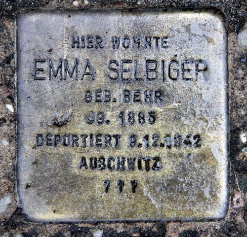 Stolpersteine Gldenhofer Ufer 10 #3