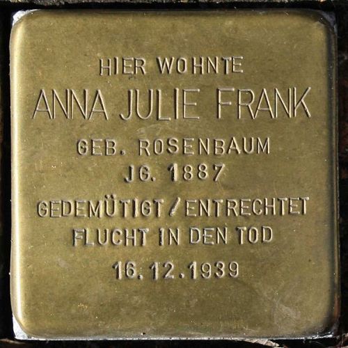 Stolperstein Distelbeck 23 #1