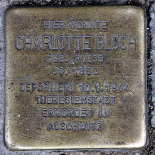 Stolpersteine Markgrafendamm 35 #1