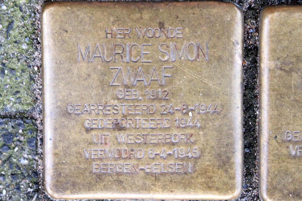 Stolpersteine Vondelstraat 180 #2