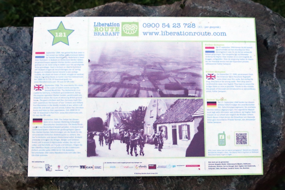 Liberation Route Marker 121: Father Sampson