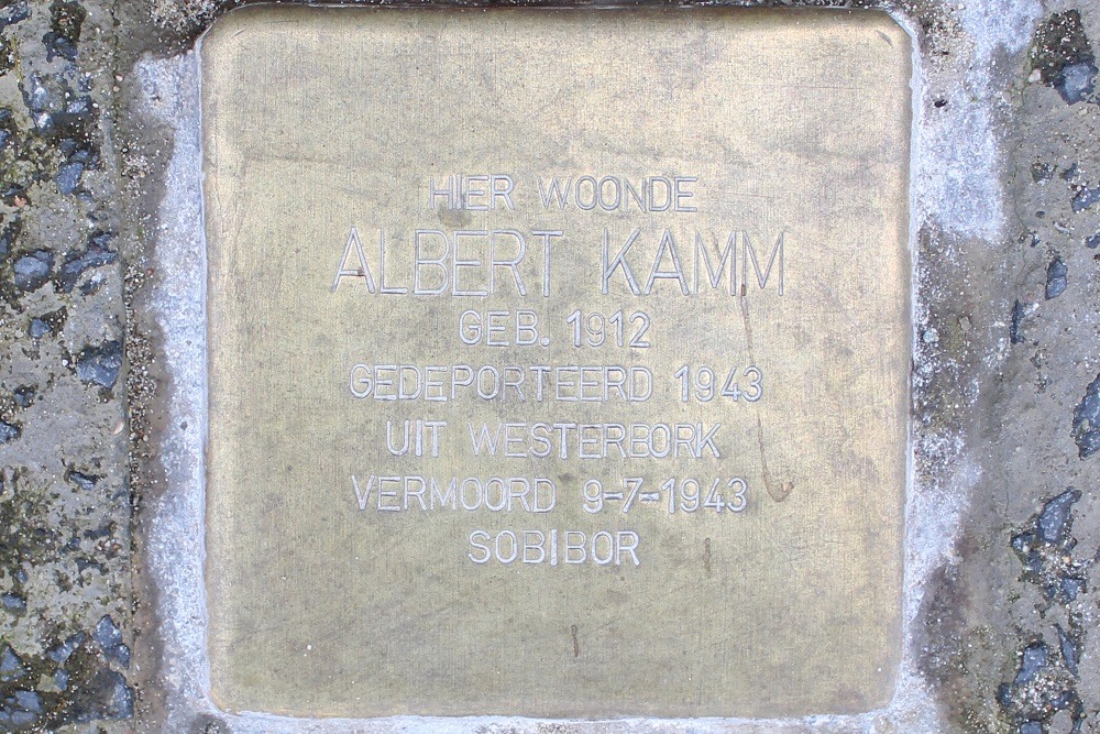 Stolperstein Lijsterstraat 8 #1