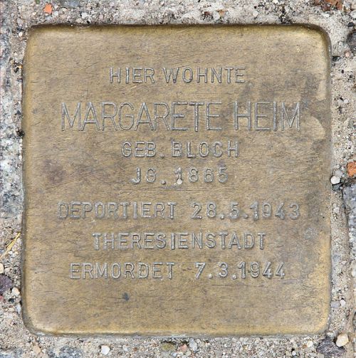 Stumbling Stones Königin-Elisabeth-Straße 58 #3