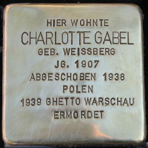 Stolpersteine Waldprechtsstrae 5 #3