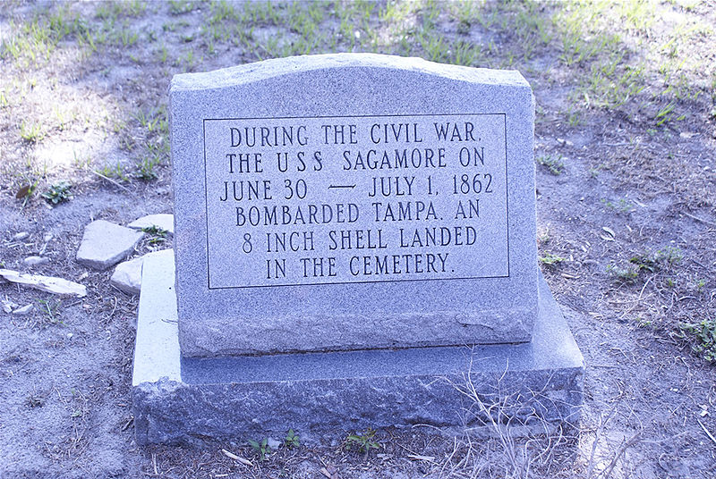 Monument Beschieting door USS Sagamore #1