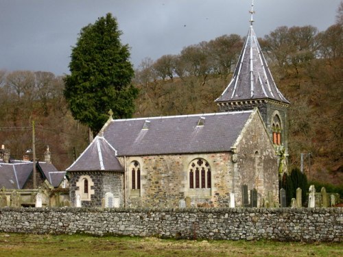 Oorlogsgraf van het Gemenebest St. Bathans Parish Churchyard