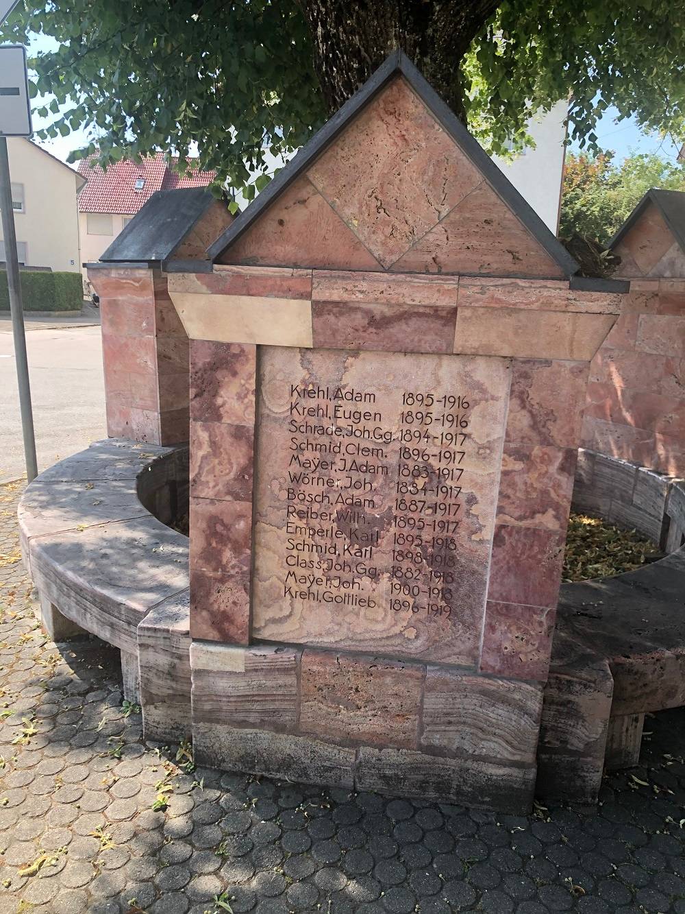 War Memorial Victims World War 1 Böttingen #3