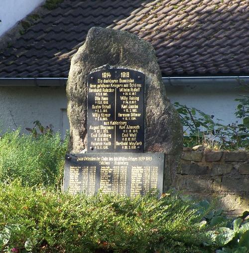 Oorlogsmonument Schnau #1