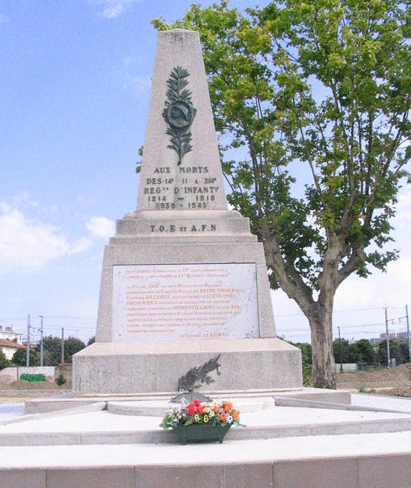 Memorial 14e and 214e Rgiment dInfanterie