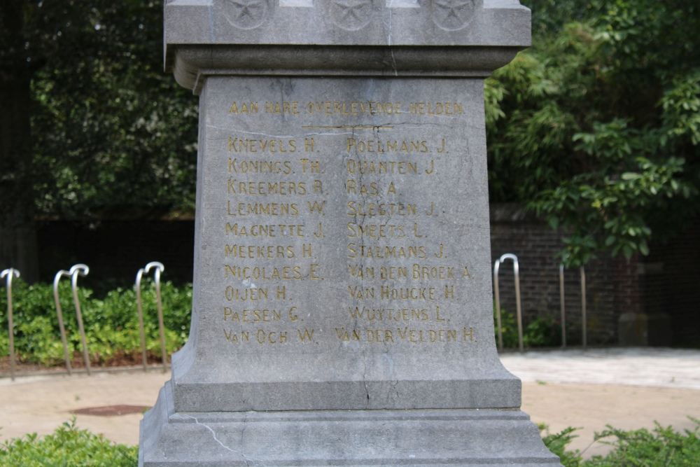 Memorial First World War Sint-Huibrechts-Lille #3