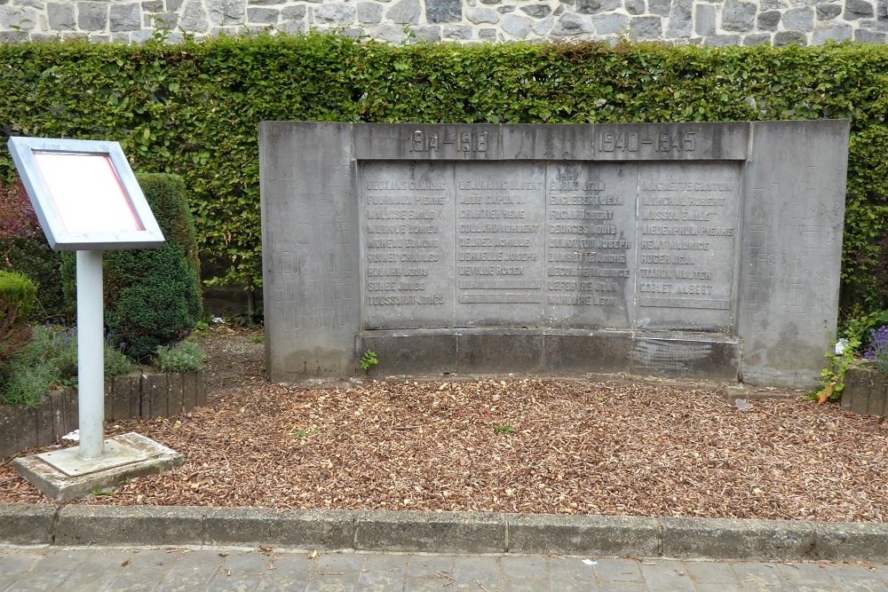 Oorlogsmonument Koninklijk Atheneum Ciney