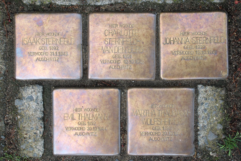 Stolpersteine Bethaniestraat 19