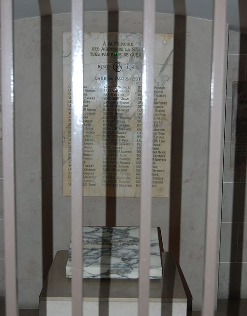 Memorials Station Gare de l'Est #4