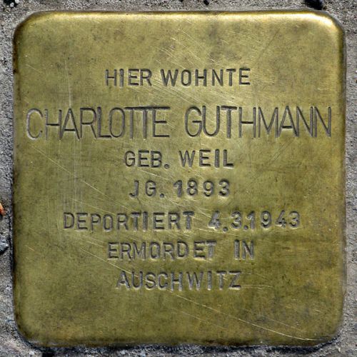 Stolpersteine Lemkestrae 156 #2