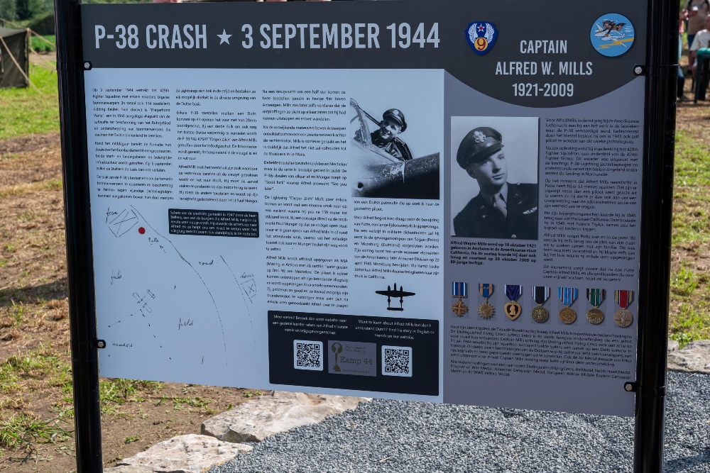 Crash site P-38 Lightning 429th Fighter Squadron Putte #2