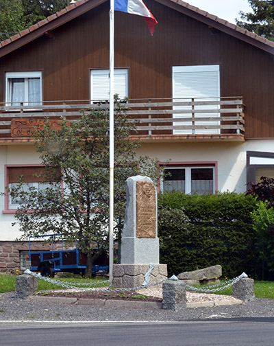 Memorial Killed Officers Col de Bonhomme