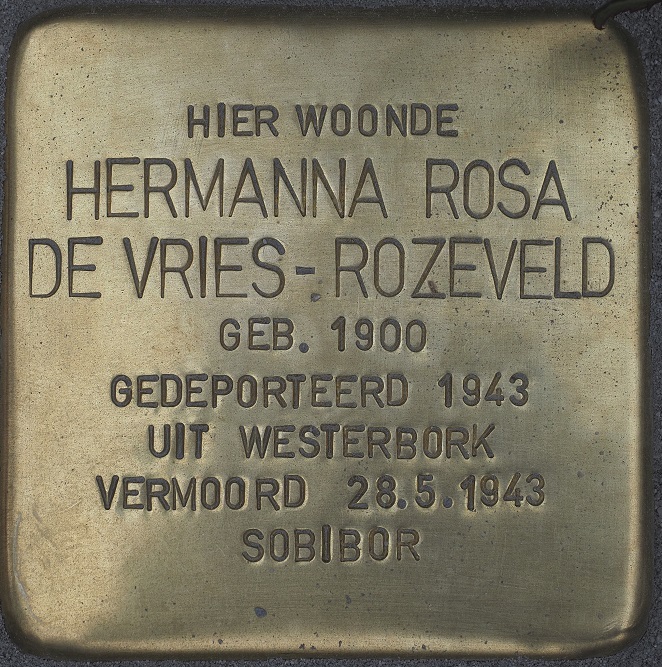 Stolpersteine Sint Jurrienstraat 15 #3