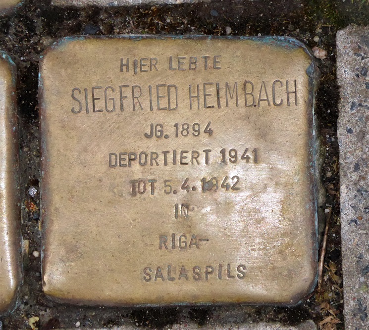 Stolpersteine Hollenbeckerstrae 10 #4