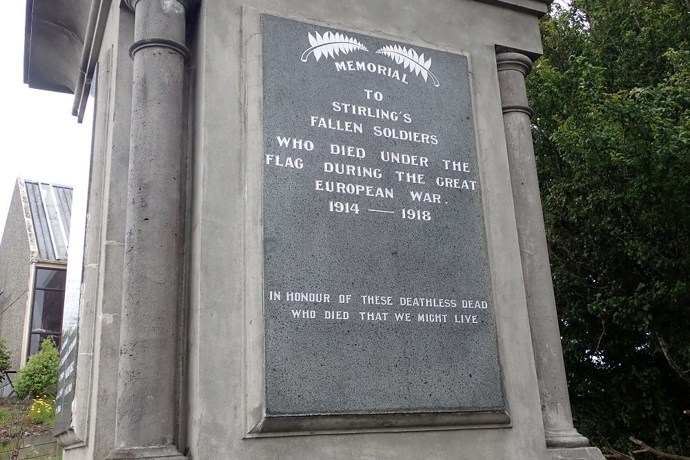 Oorlogsmonument Stirling #3