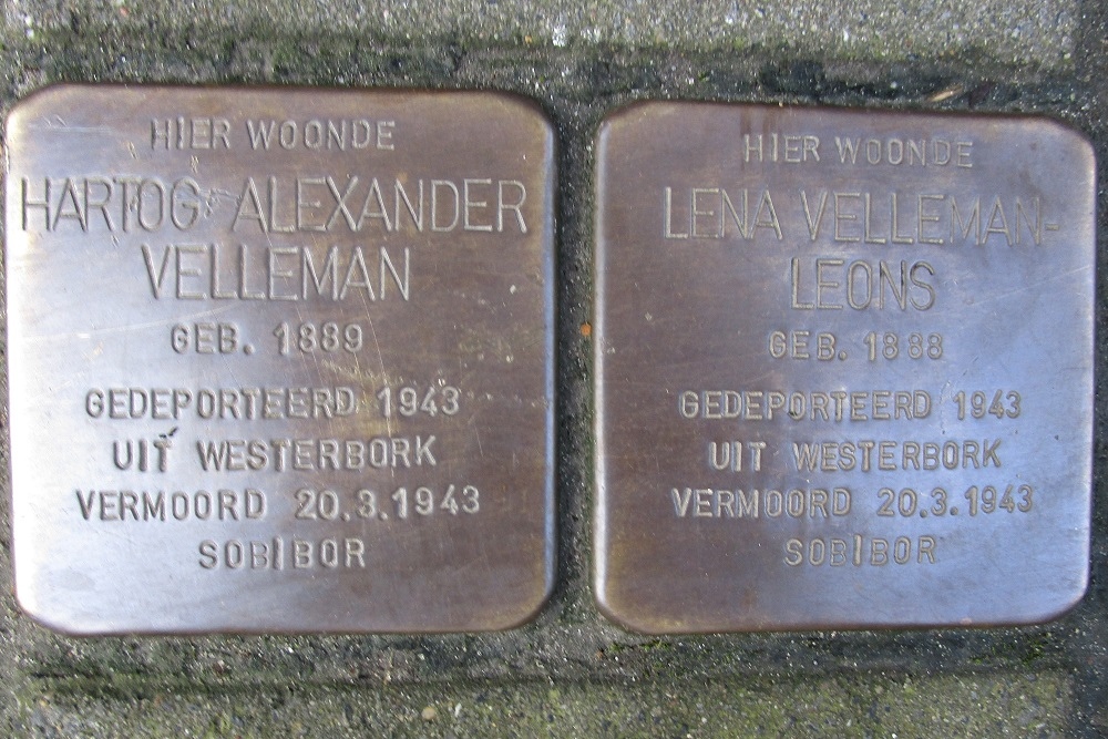 Stolpersteine Gouwstraat 46b #1