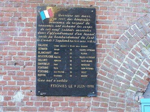 Gedenktekens Verdedigers Fort de Leveau #1