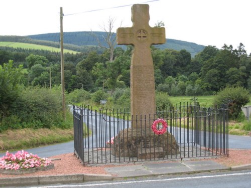 Oorlogsmonument Traquair #1