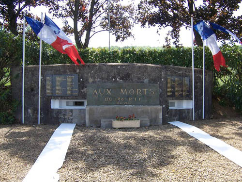 Maginotlinie - Blockhaus Bb81 La Feuse & Monument 148e RIF