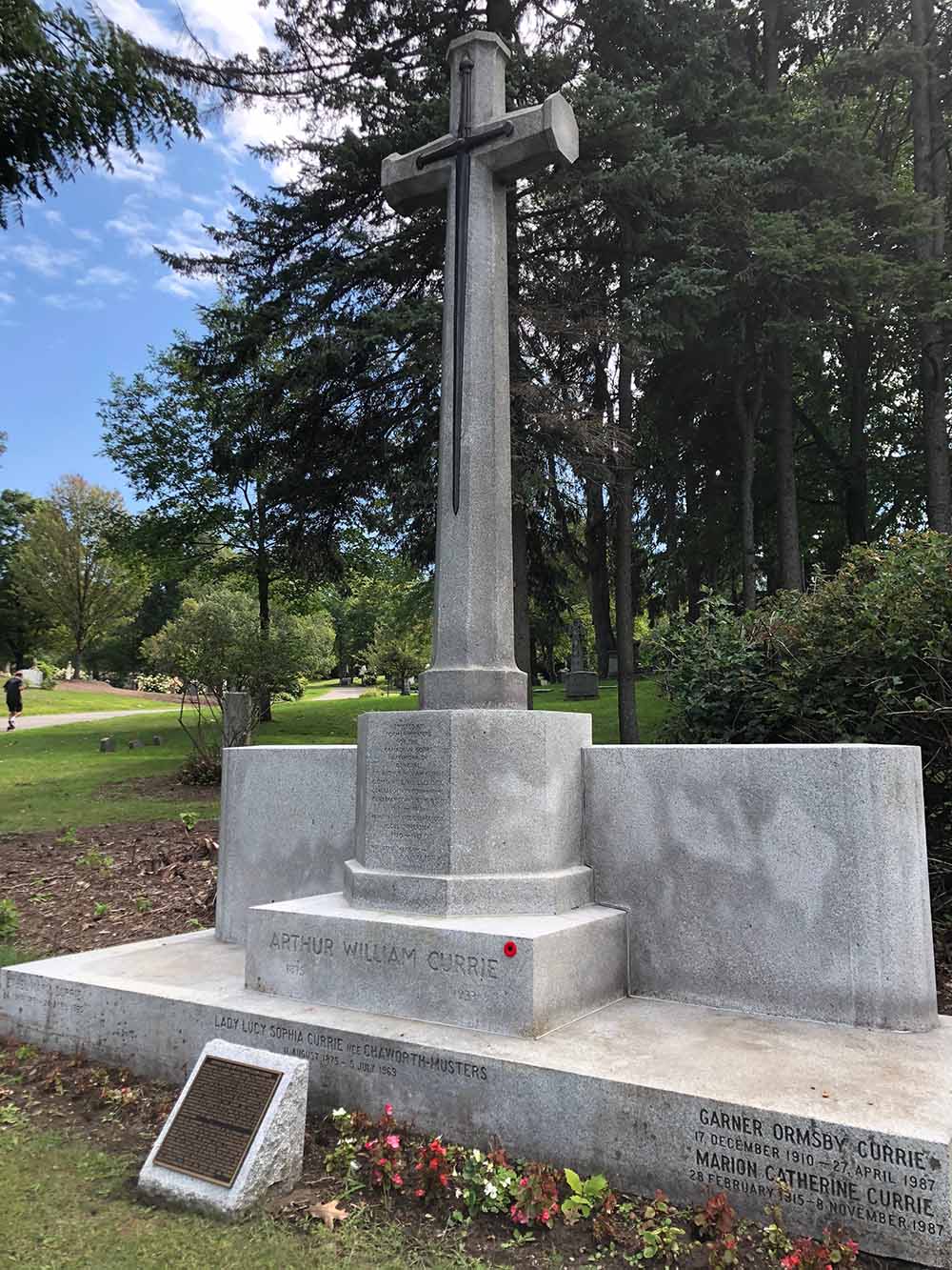 Grave Memorial General Arthur Currie #1