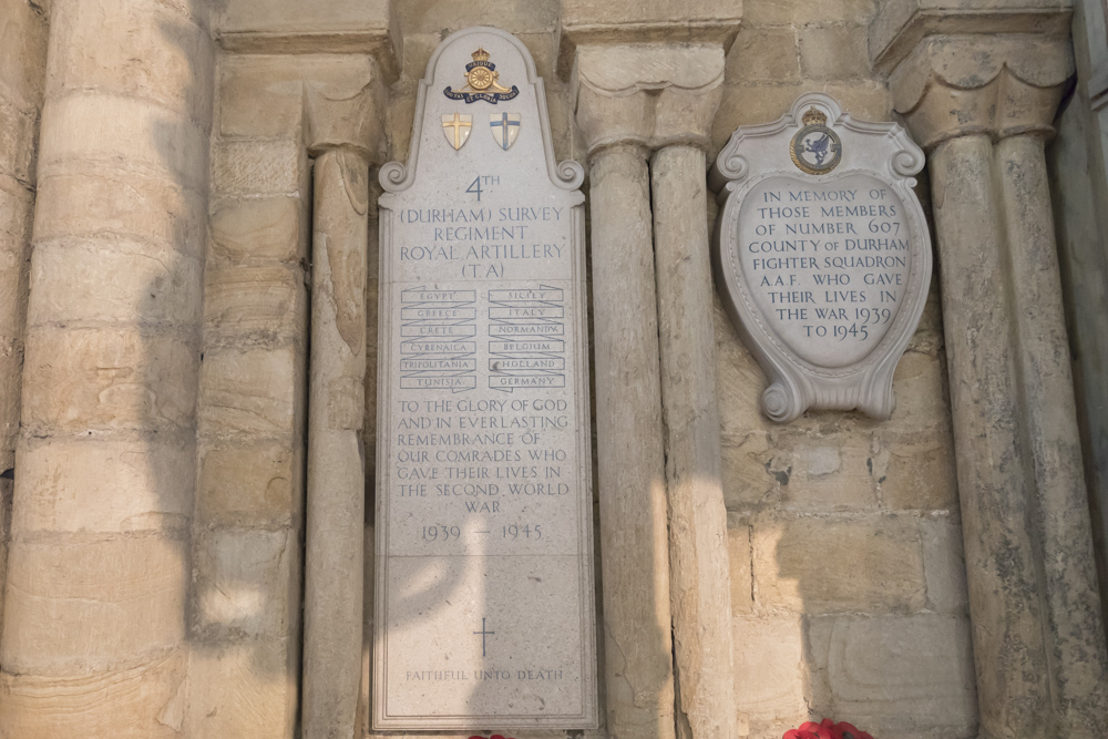 Memorials Durham Cathedral #2