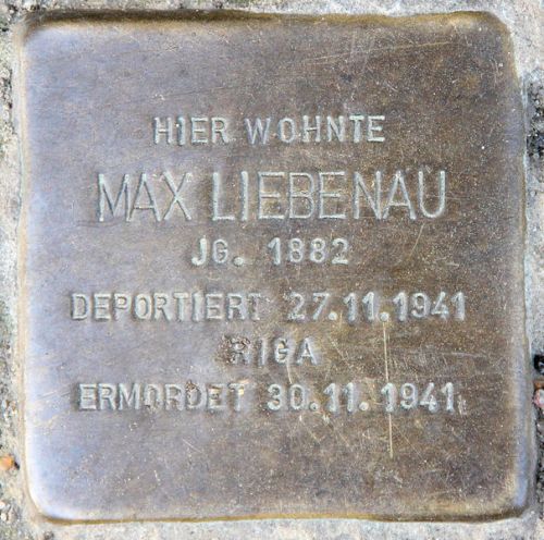 Stolpersteine Niebuhrstraße 62 #3