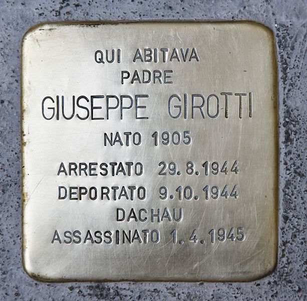 Stolperstein Via San Domenico