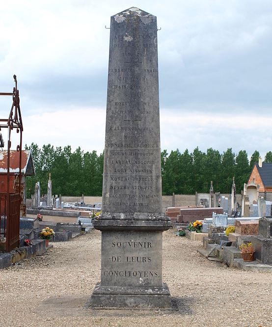 Franco-Prussian War Memorial Fleury-la-Valle