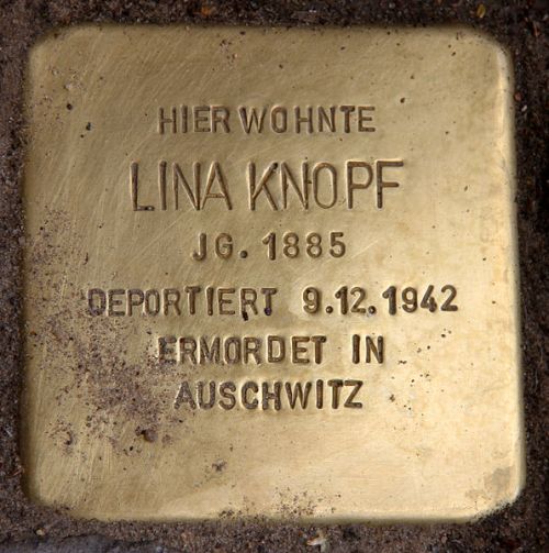 Stolpersteine Pariser Strae 6 #2