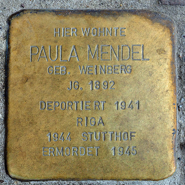 Stolpersteine Von-Loe-Strae 14 #3