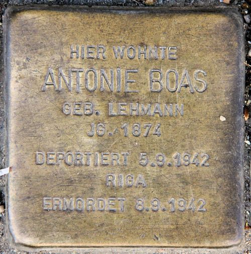 Stolpersteine Lietzenburger Strae 99 #2