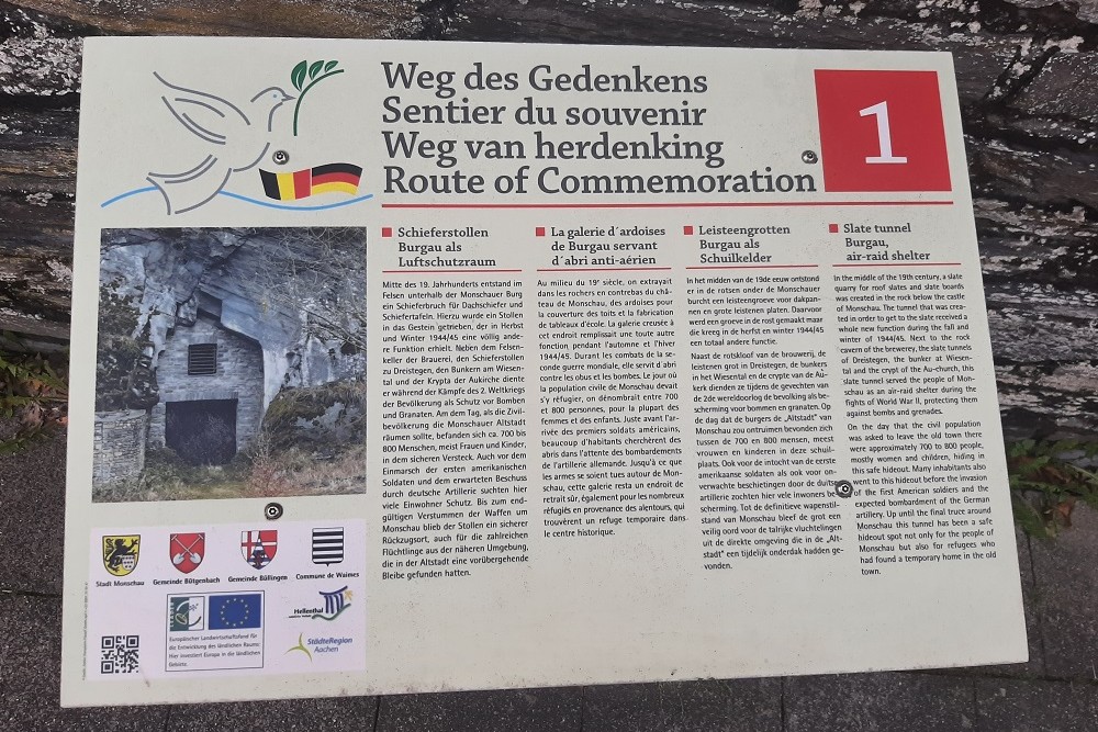 Route of Commemoration No.1: State Tunnel Burgau Air-Raid Shelter #1