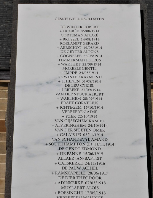 War Memorial Denderhoutem #5