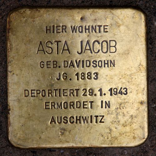 Stolpersteine Uhlandstrae 123 #2