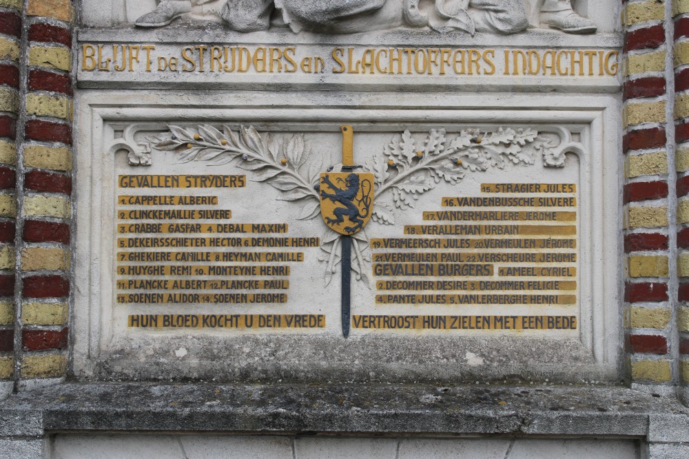 War Memorial Oostnieuwkerke #4