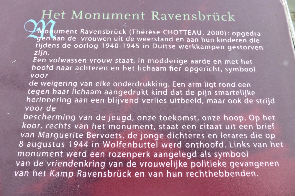 Monument Ravensbrck Brussel #2