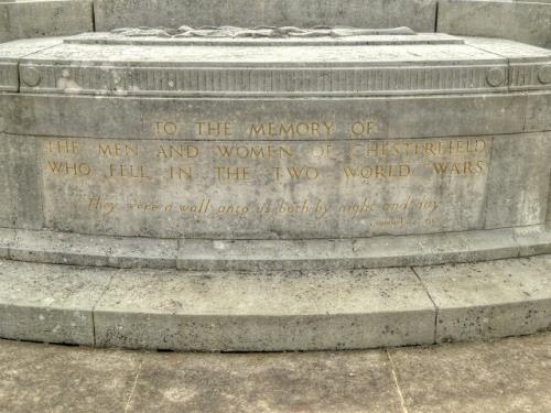 Oorlogsmonument Chesterfield #2