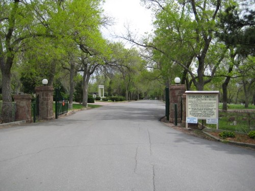 Oorlogsgraf van het Gemenebest Evergreen Cemetery #1