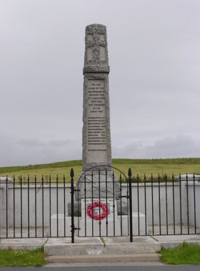 Oorlogsmonument Lunnasting