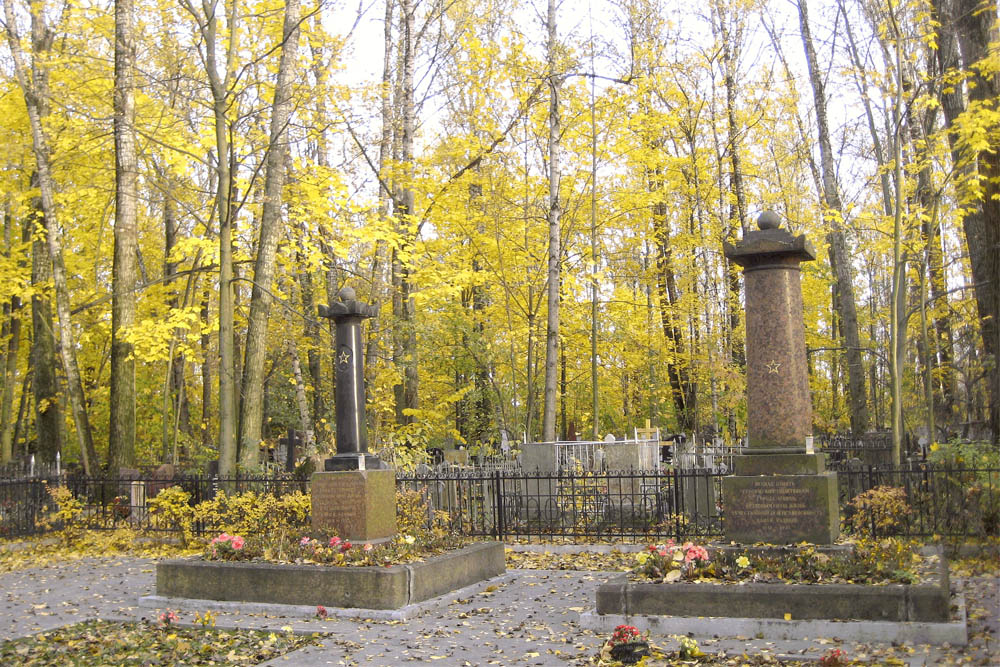 Soviet War Graves Krasnenkoe Cemetery St. Petersburg #4