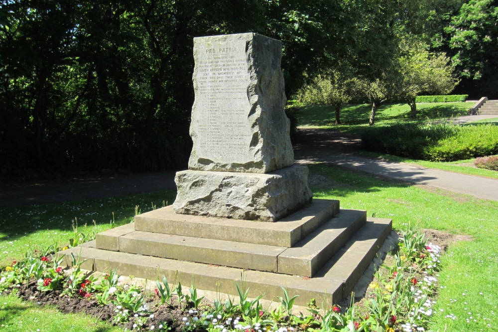 Oorlogsmonument Boerenoorlog War Hartlepool #1