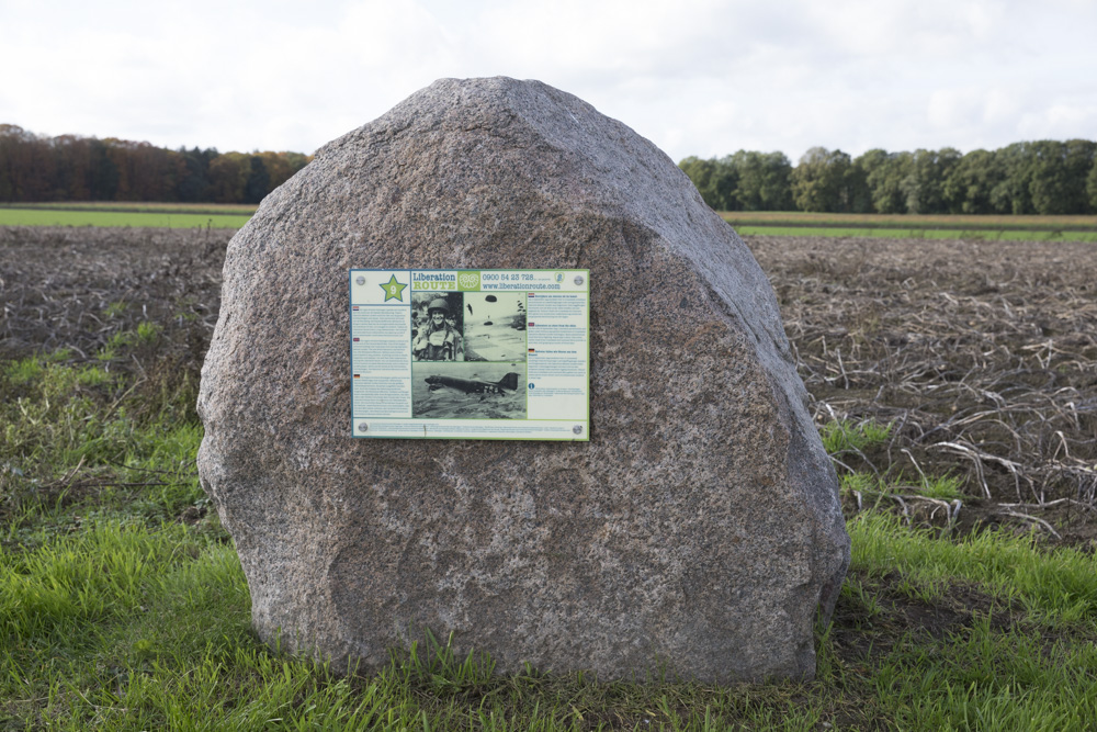 Liberation Route Marker 009: Liberators like stars from the skies