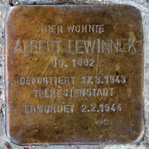 Stolpersteine Ahornallee 10 #1