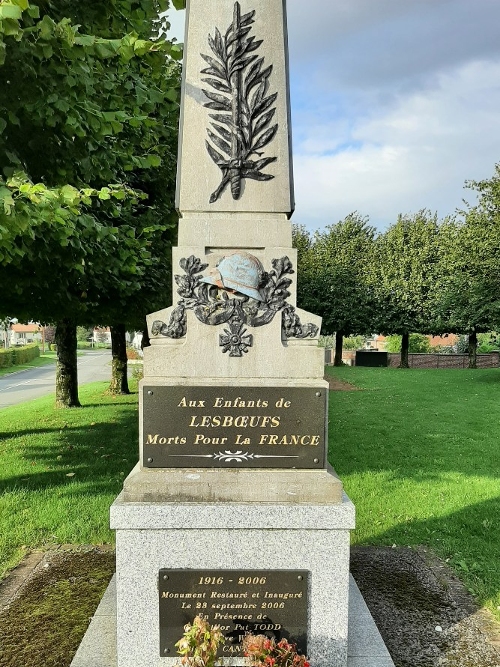 Lesboeufs Fallen Memorial #2