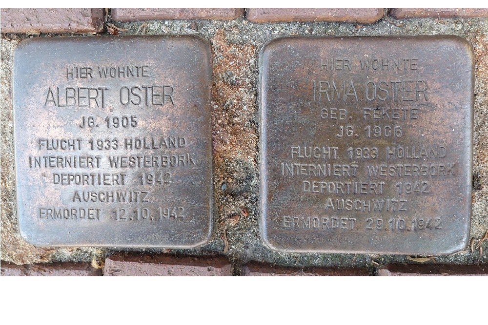 Stolpersteine Mosterstrae 17 #2