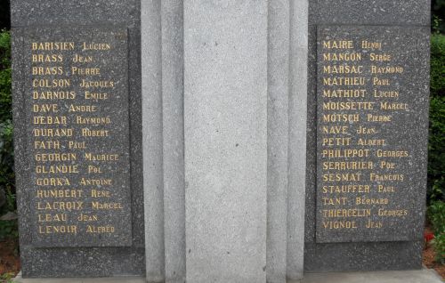 Monument Verzetsstrijders Pont-à-Mousson #3